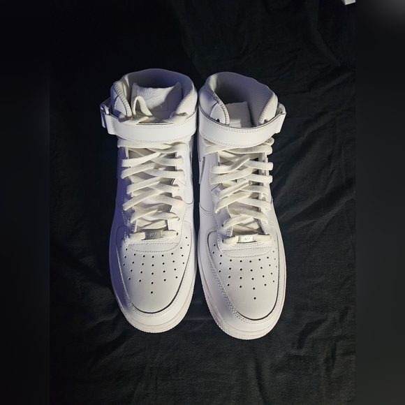 Nike Other - Nike Air Force 1 Mid Triple White  Men's Size 14